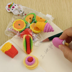 Stationery Fruit Cuisine Shape Eraser