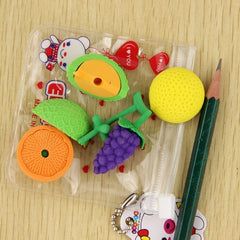 Stationery Fruit Cuisine Shape Eraser