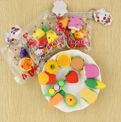 Stationery Fruit Cuisine Shape Eraser