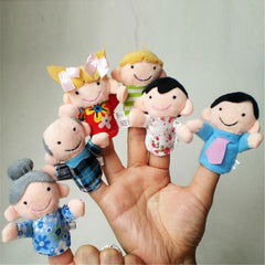 Family Finger Puppets Set