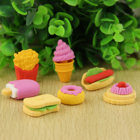 Stationery Fruit Cuisine Shape Eraser